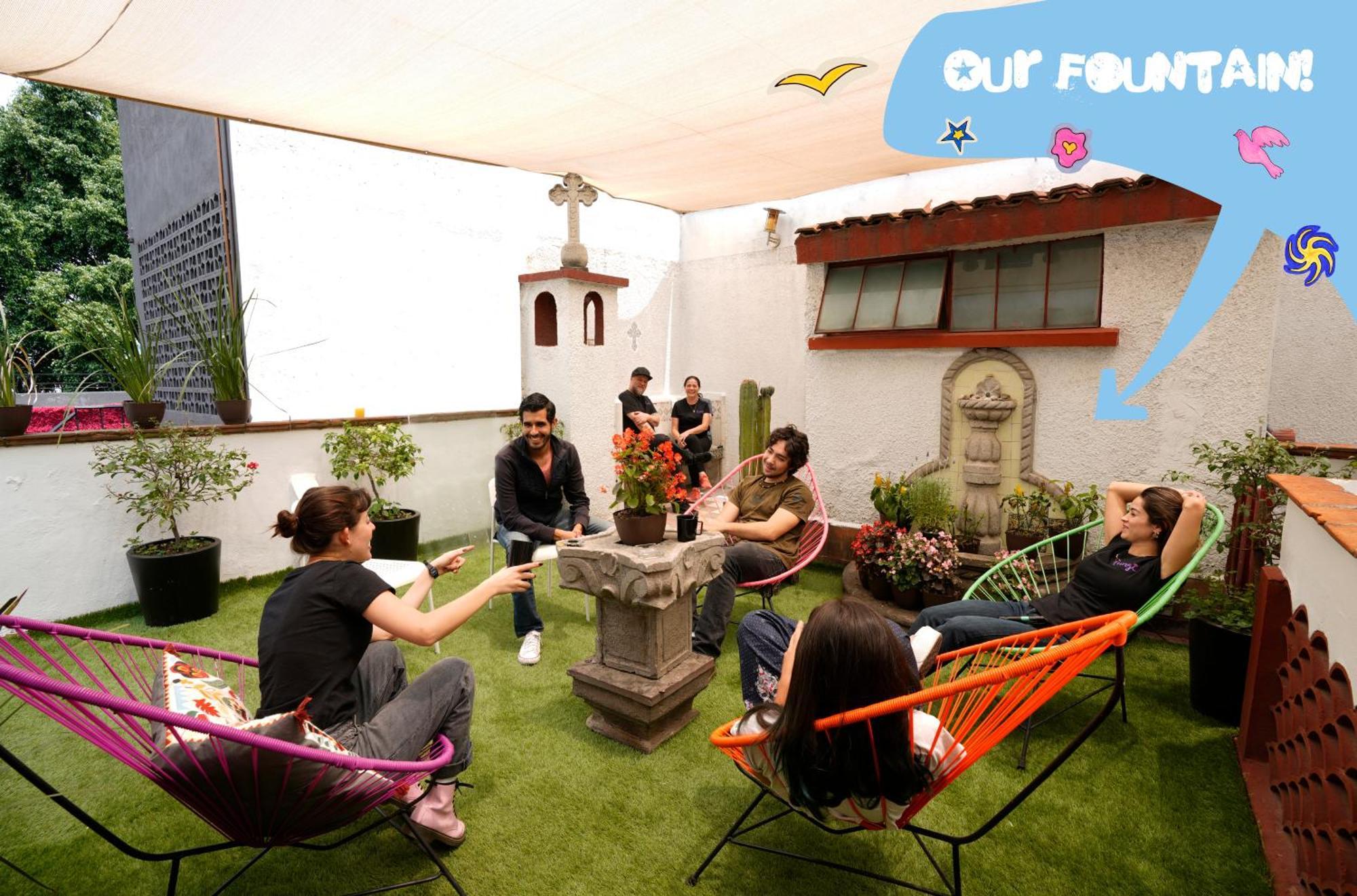 Hostal Fungi Casa Rosa 멕시코 시 외부 사진